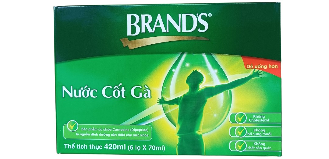 Nước Cốt Gà BRANDS 6 hủ x 70ml